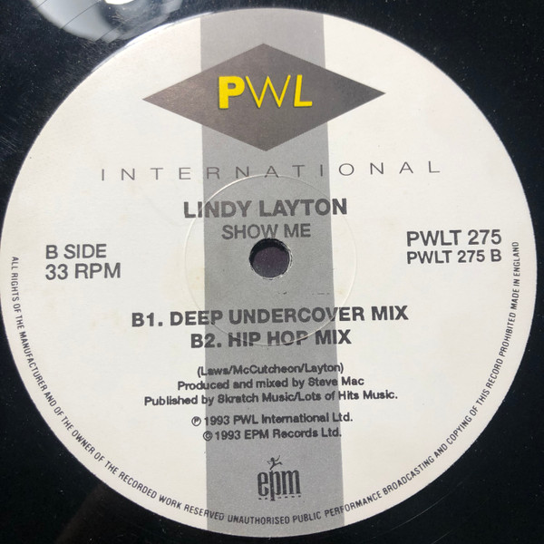Lindy Layton - Show Me | PWL International (PWLT 275) - 4 Lindy Layton - Show Me | PWL International (PWLT 275) - 4