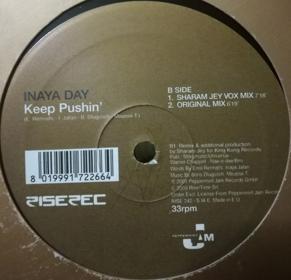 Inaya Day - Keep Pushin' | Rise (RISE 242) - 2 Inaya Day - Keep Pushin' | Rise (RISE 242) - 2