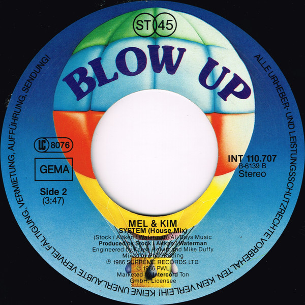 Mel & Kim - Showing Out | Blow Up (INT 110.707) - 4 Mel & Kim - Showing Out | Blow Up (INT 110.707) - 4