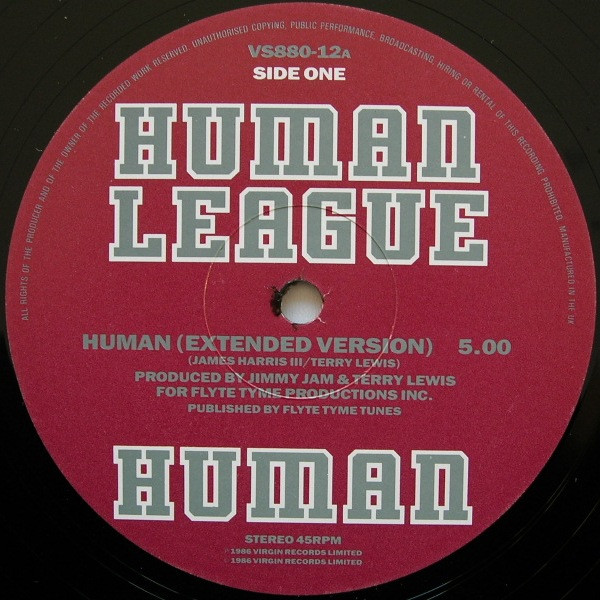 Human League - Human | Virgin (VS880-12) - 3