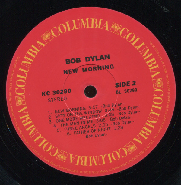 Bob Dylan - New Morning | Columbia (KC 30290) - 4
