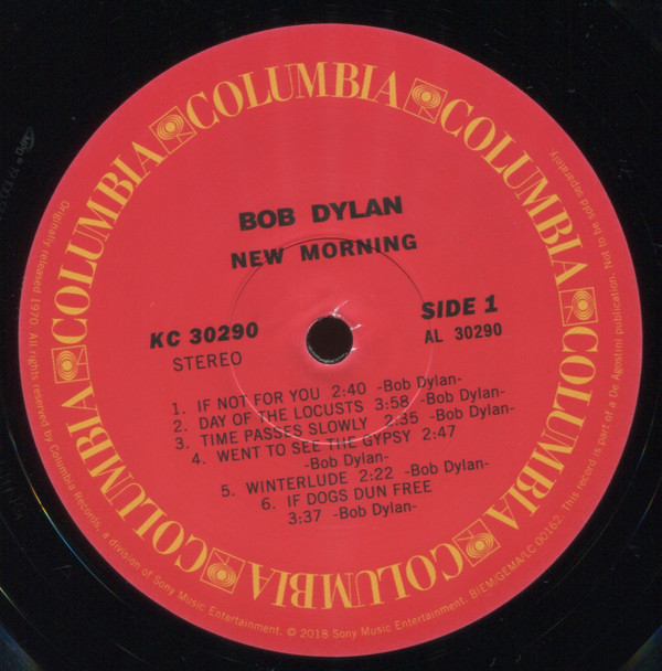 Bob Dylan - New Morning | Columbia (KC 30290) - 3