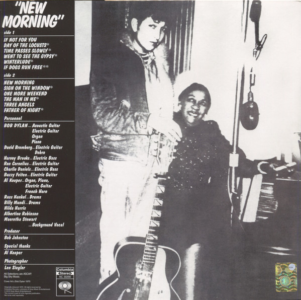 Bob Dylan - New Morning | Columbia (KC 30290) - 2