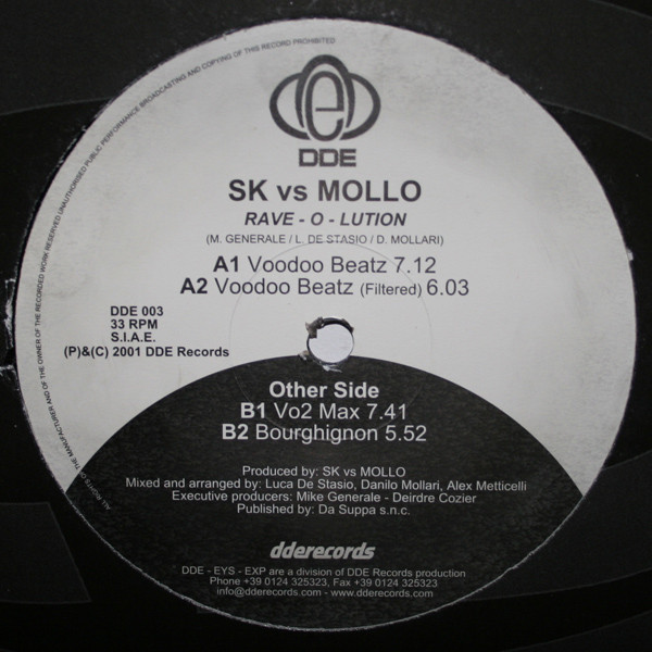 SK vs Mollo - Rave-O-lution | DDE (DDE 003) - main SK vs Mollo - Rave-O-lution | DDE (DDE 003) - main