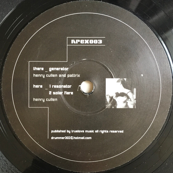 Henry Cullen And Pattrix - Generator | Apex Recordings (apex003)