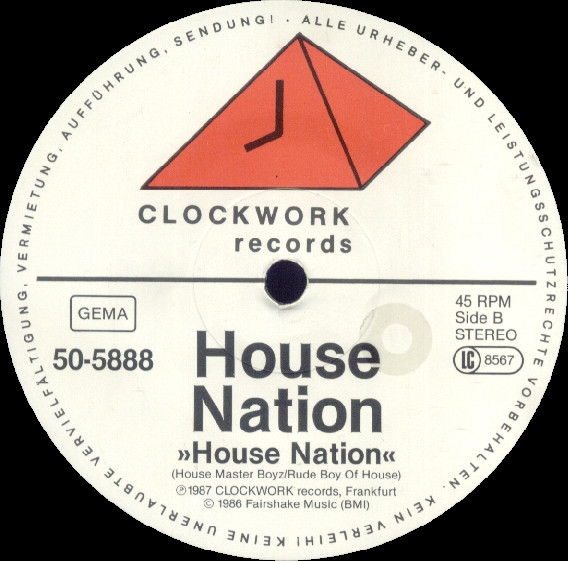 House Nation - House Nation | Clockwork Records (50-5888) - 2 House Nation - House Nation | Clockwork Records (50-5888) - 2