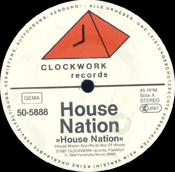 House Nation - House Nation | Clockwork Records (50-5888) - main House Nation - House Nation | Clockwork Records (50-5888) - main