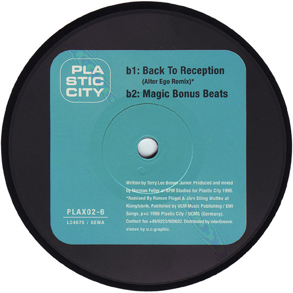 Terry Lee Brown Jr. - Magic Chord Reception Extended Play | Plastic City (PLAX02-6) - 3