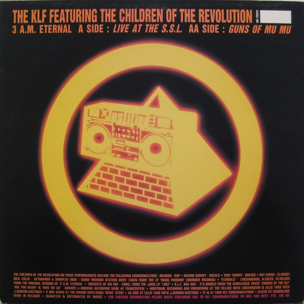 The KLF - 3 A.M. Eternal (Live At The S.S.L.) | KLF Communications (DIS 128234) - 2