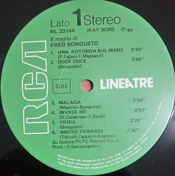Fred Bongusto - Il Meglio Di Fred Bongusto | RCA (NL 33144) - 3 Fred Bongusto - Il Meglio Di Fred Bongusto | RCA (NL 33144) - 3