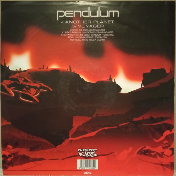 Pendulum - Another Planet /  Voyager | Breakbeat Kaos (BBK 003) - 2