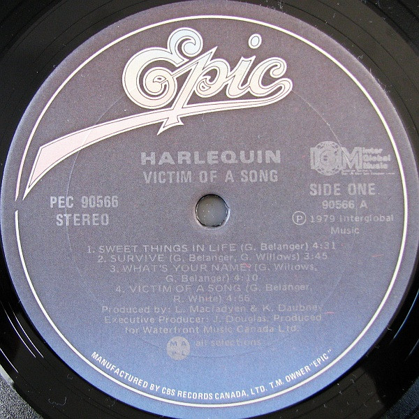 Harlequin - Victim Of A Song | Epic (PEC 90566) - 3 Harlequin - Victim Of A Song | Epic (PEC 90566) - 3