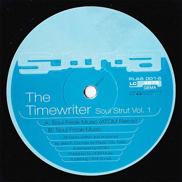 The Timewriter - Soul Strut Vol. 1 | Plastic City Suburbia (PLAS 001-6) - main