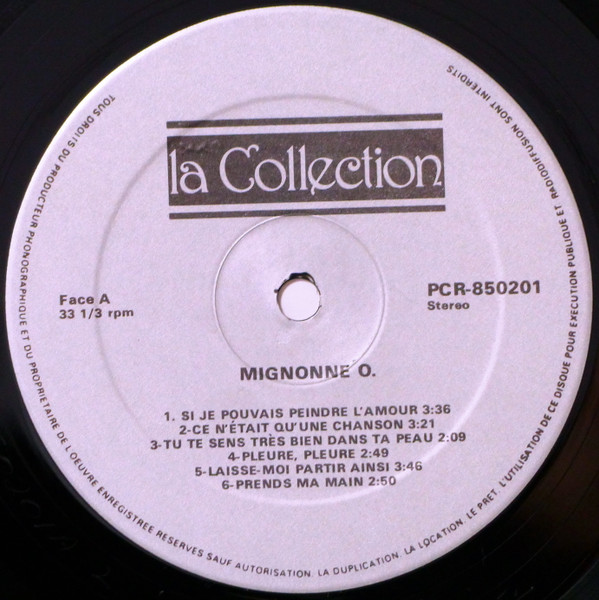 Mignonne O' - Si Je Pouvais Peindre L'Amour | La Collection (PCR.-850201) - 3 Mignonne O' - Si Je Pouvais Peindre L'Amour | La Collection (PCR.-850201) - 3