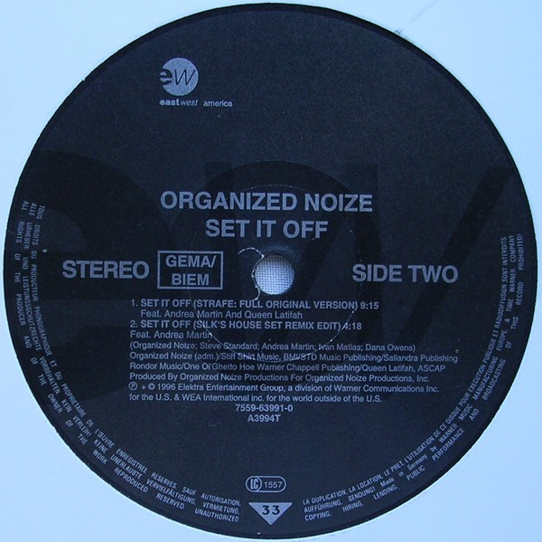 Organized Noize - Set It Off | EastWest (A3994T) - 4 Organized Noize - Set It Off | EastWest (A3994T) - 4