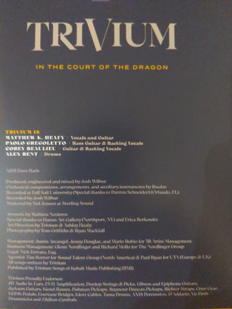 Trivium - In The Court Of The Dragon | Roadrunner Records (1-670823) - 3 Trivium - In The Court Of The Dragon | Roadrunner Records (1-670823) - 3
