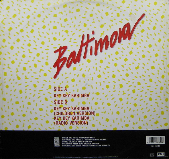 Baltimora - Key Key Karimba | EMI (14 1187896) - 2