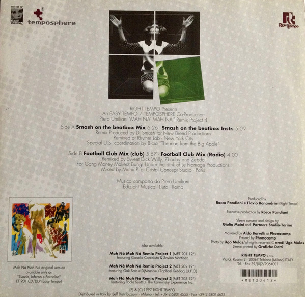 Piero Umiliani - Mah Nà Mah Nà (Remix Project 4) | Easy Tempo (MET 204 12") - 2 Piero Umiliani - Mah Nà Mah Nà (Remix Project 4) | Easy Tempo (MET 204 12") - 2