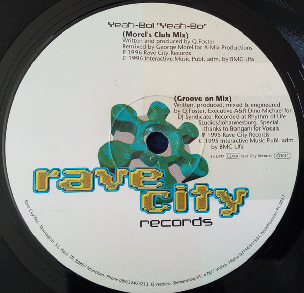 Yeah Bo! - Yeah Bo | Rave City Records (RC 002-1) - 4 Yeah Bo! - Yeah Bo | Rave City Records (RC 002-1) - 4