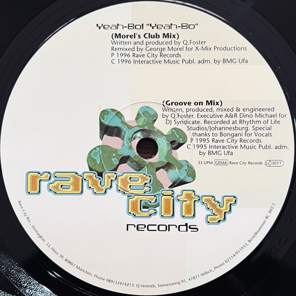 Yeah Bo! - Yeah Bo | Rave City Records (RC 002-1) - main Yeah Bo! - Yeah Bo | Rave City Records (RC 002-1) - main