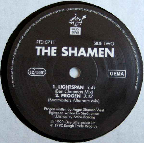 The Shamen - Pro>gen | Rough Trade (RTD 071T) - 4 The Shamen - Pro>gen | Rough Trade (RTD 071T) - 4