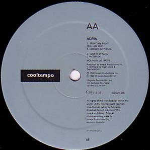 Adeva - Treat Me Right | Cooltempo (COOLX 200) - 5
