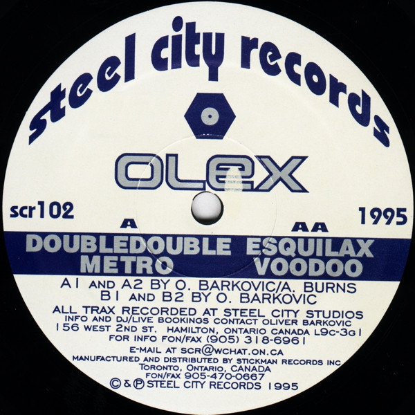 Olex - Doubledouble / Esquilax | Steel City Records (scr102)