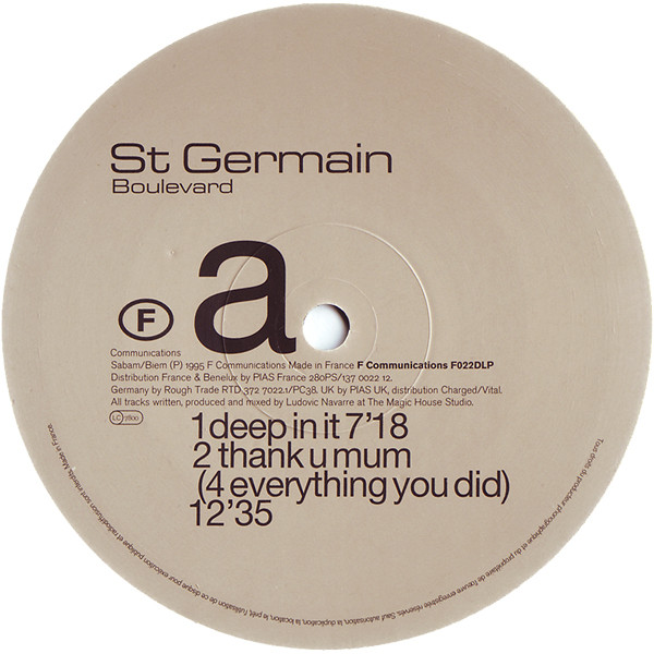 St Germain - Boulevard (The Complete Series) | F Communications (F022DLP) - 4