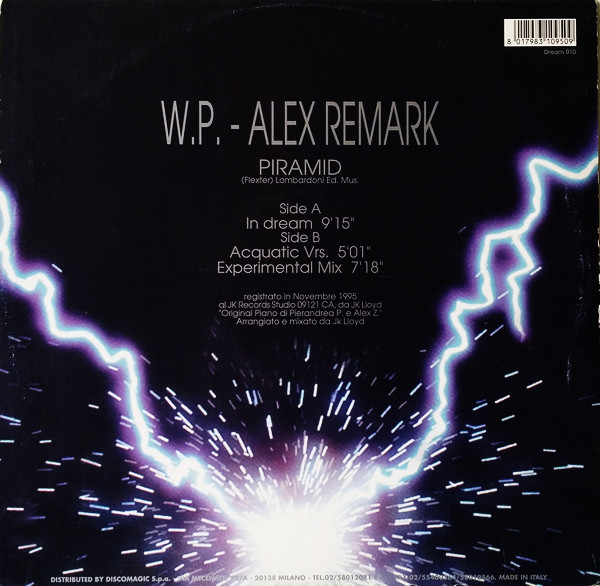 W. P. - Alex Remark - Piramid | Dream Records (DREAM 010) - 2 W. P. - Alex Remark - Piramid | Dream Records (DREAM 010) - 2