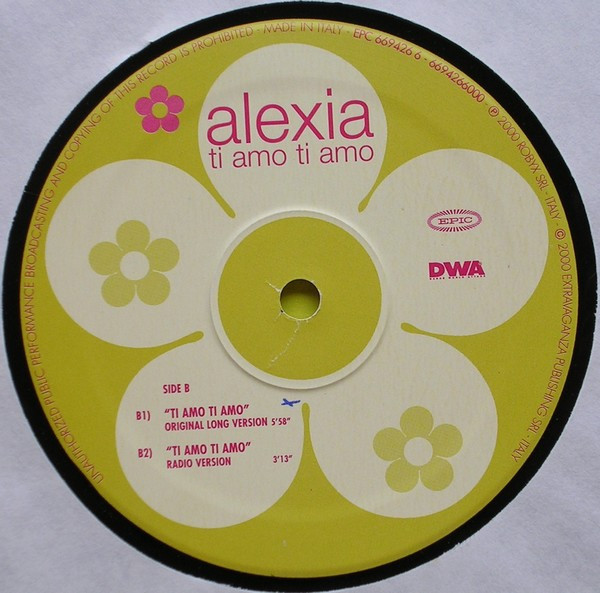 Alexia - Ti Amo Ti Amo | Epic (EPC 669426 6) - 4