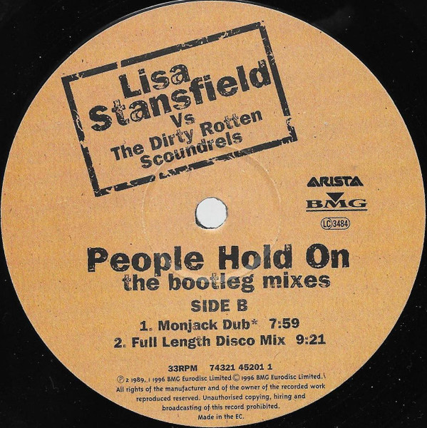 Lisa Stansfield Vs Dirty Rotten Scoundrels - People Hold On (The Bootleg Mixes) | Arista (74321 45201 1) - 4