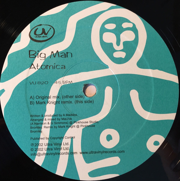 Big Man - Atomica | Ultra Vinyl (VU820) - main