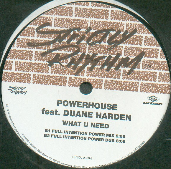 Powerhouse feat. Duane Harden - What U Need | Urban (URBDJ 2028-1) - 2 Powerhouse feat. Duane Harden - What U Need | Urban (URBDJ 2028-1) - 2