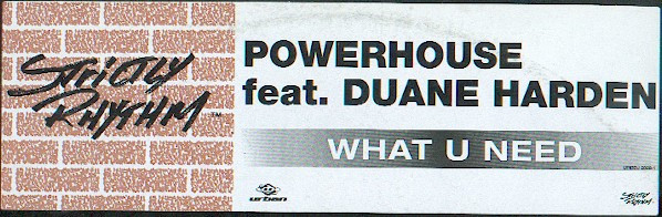 Powerhouse feat. Duane Harden - What U Need | Urban (URBDJ 2028-1) - 3 Powerhouse feat. Duane Harden - What U Need | Urban (URBDJ 2028-1) - 3