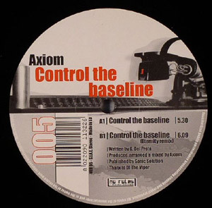 Axiom - Control The Bassline | NuRules Recordings (NUR 05) - 2