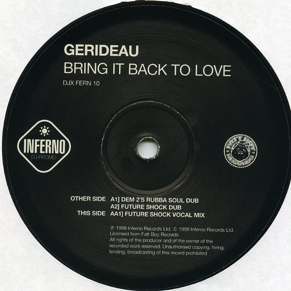 Gerideau - Bring It Back To Love | Inferno (DJ FERN 10) - 3