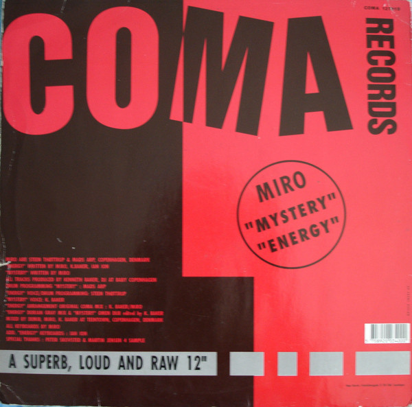 Miro - Energy / Mystery | Coma Records (COMA 127019) - 2 Miro - Energy / Mystery | Coma Records (COMA 127019) - 2