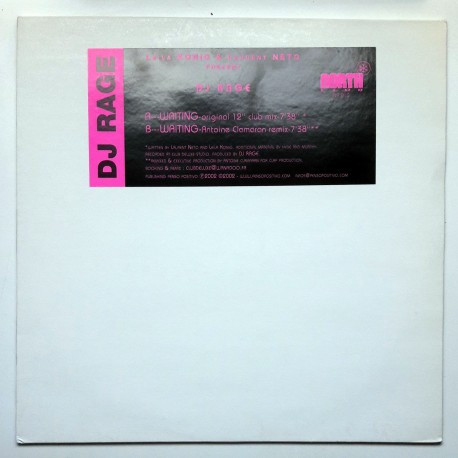 Leilla Konig & Laurent Neto Present DJ Rage - Waiting | North Club (NR 010) - 4