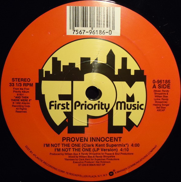 Proven Innocent - I'm Not The One | First Priority Music (0-96186) - main