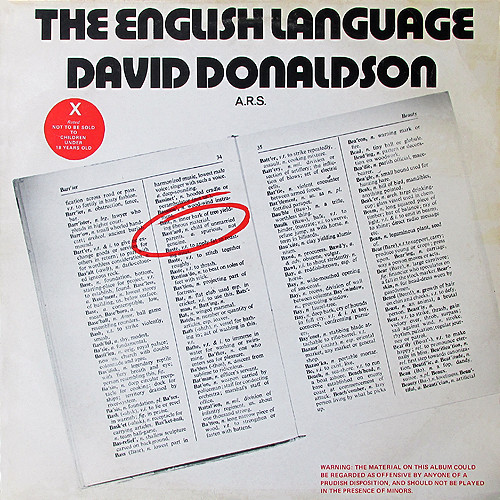 David Donaldson - The English Language | Stag (STAG 1)