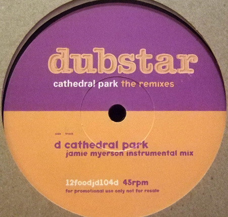 Dubstar - Cathedral Park - The Remixes Two | Food (12foodjd104) - 4