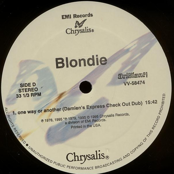 Blondie - Union City Blue | Chrysalis (VV 58474) - 4