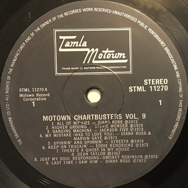 Motown Chartbusters Vol. 9