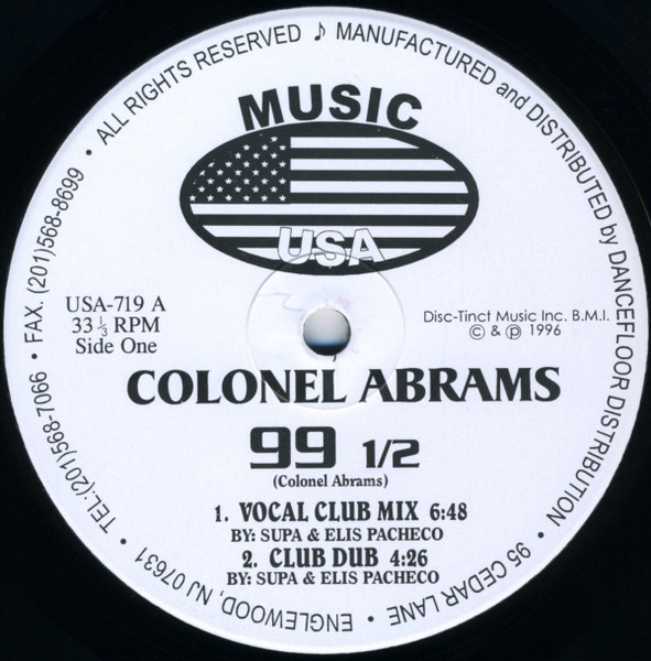 Colonel Abrams - 99 1/2 | Music USA (USA-719)