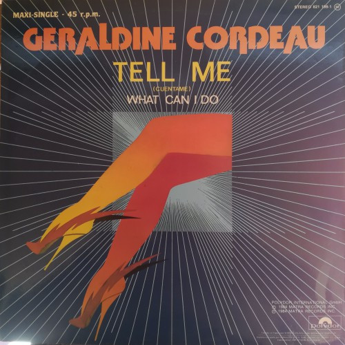 Geraldine Cordeau - Tell Me = Cuentame | Polydor (821 198-1) - 2