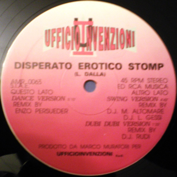 Ufficio Invenzioni - Disperato Erotico Stomp | Ufficio Invenzioni Records (AMR 0063) - main Ufficio Invenzioni - Disperato Erotico Stomp | Ufficio Invenzioni Records (AMR 0063) - main