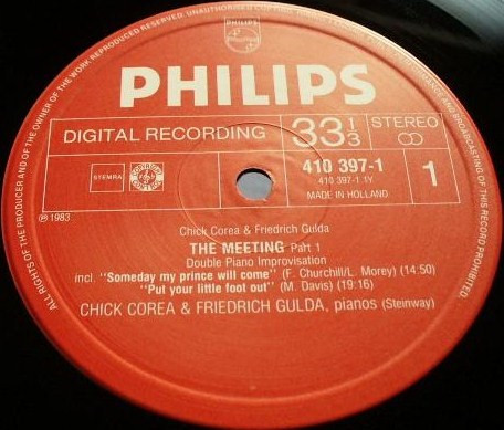 Chick Corea & Friedrich Gulda - The Meeting | Philips (410 397-1) - 3
