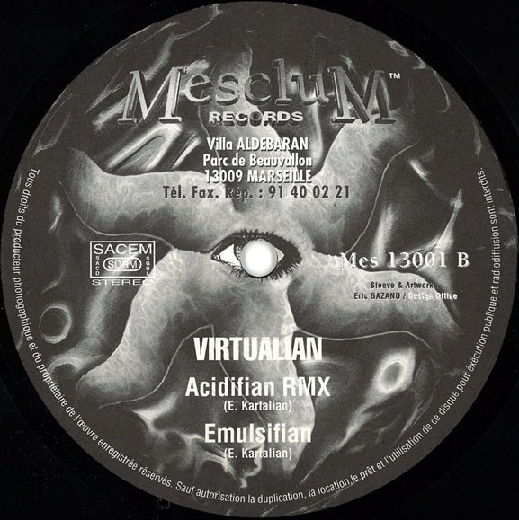 Virtualian - Acidifian | Mesclum Records (MES 13001) - 2 Virtualian - Acidifian | Mesclum Records (MES 13001) - 2