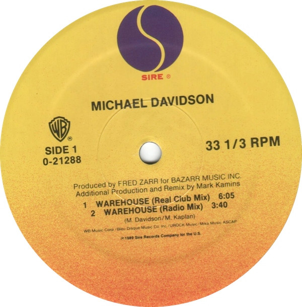 Michael Davidson - Warehouse | Sire (0-21288) - 3 Michael Davidson - Warehouse | Sire (0-21288) - 3