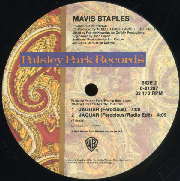 Mavis Staples - Jaguar | Paisley Park (0-21287) - 3 Mavis Staples - Jaguar | Paisley Park (0-21287) - 3
